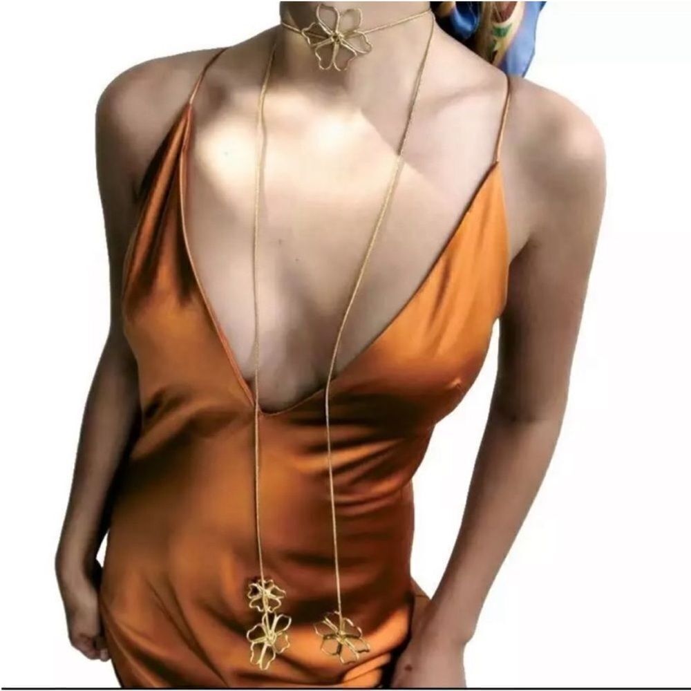 Flower necklace #1449